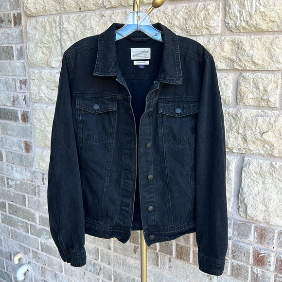 Universal Thread Freeborn Denim Jacket (Size: XXL) Black-Wash - Picture 3 of 16